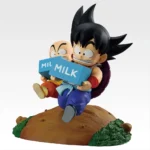 Ichiban Kuji Dragon Ball Fantastic Adventure 2 Prize A Son Goku & Krillin Milk Delivery Figure Another Angle