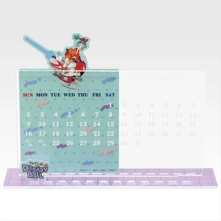 Ichiban Kuji Dragon Ball Fantastic Adventure 2 Prize D Bulma Perpetual Calendar