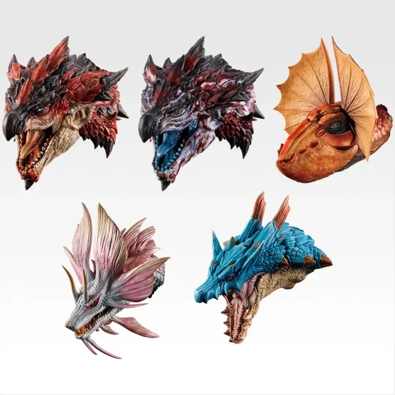 Ichiban Kuji Monster Hunter Wilds C Prize Monster Head Magnet