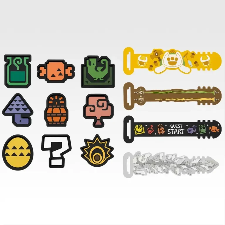 Ichiban Kuji Monster Hunter Wilds H Prize Rubber Assortment