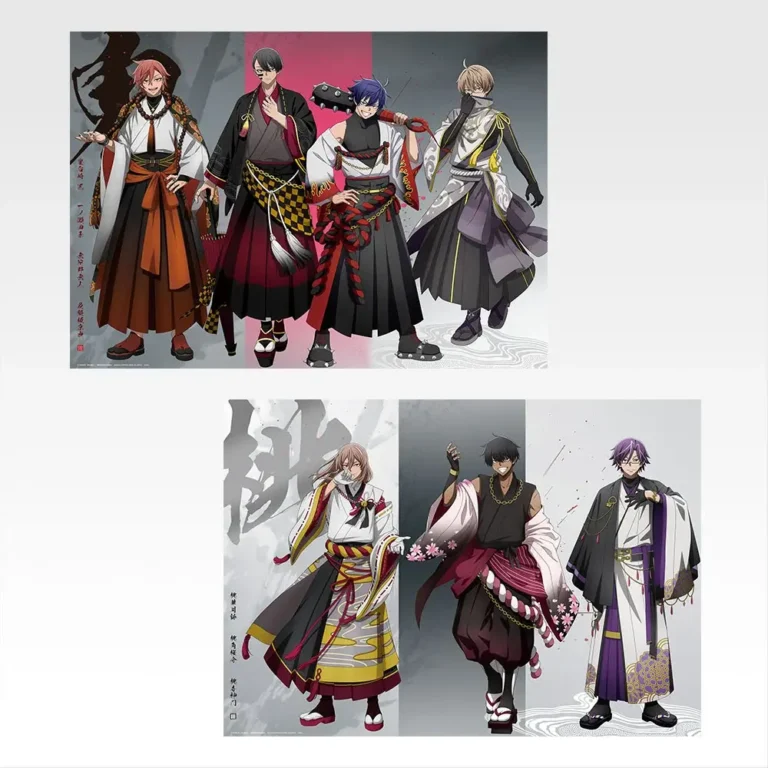 Ichiban Kuji Tougen Anki 2 C Prize Big Metallic Art Sheet