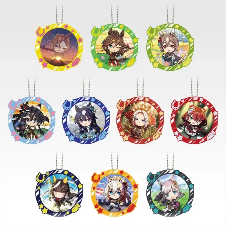 Ichiban Kuji Uma Musume Pretty Derby 13th Series Prize H Full Color Rubber Keychain