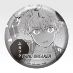 Ichiban Kuji WIND BREAKER E Prize Can Badge Close Up