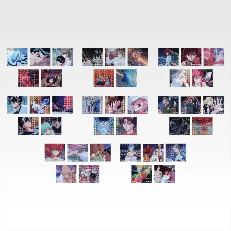 Ichiban Kuji YuYu Hakusho Ankoku Bujutsukai Vol.3 G Prize Flake Prism Sticker Set