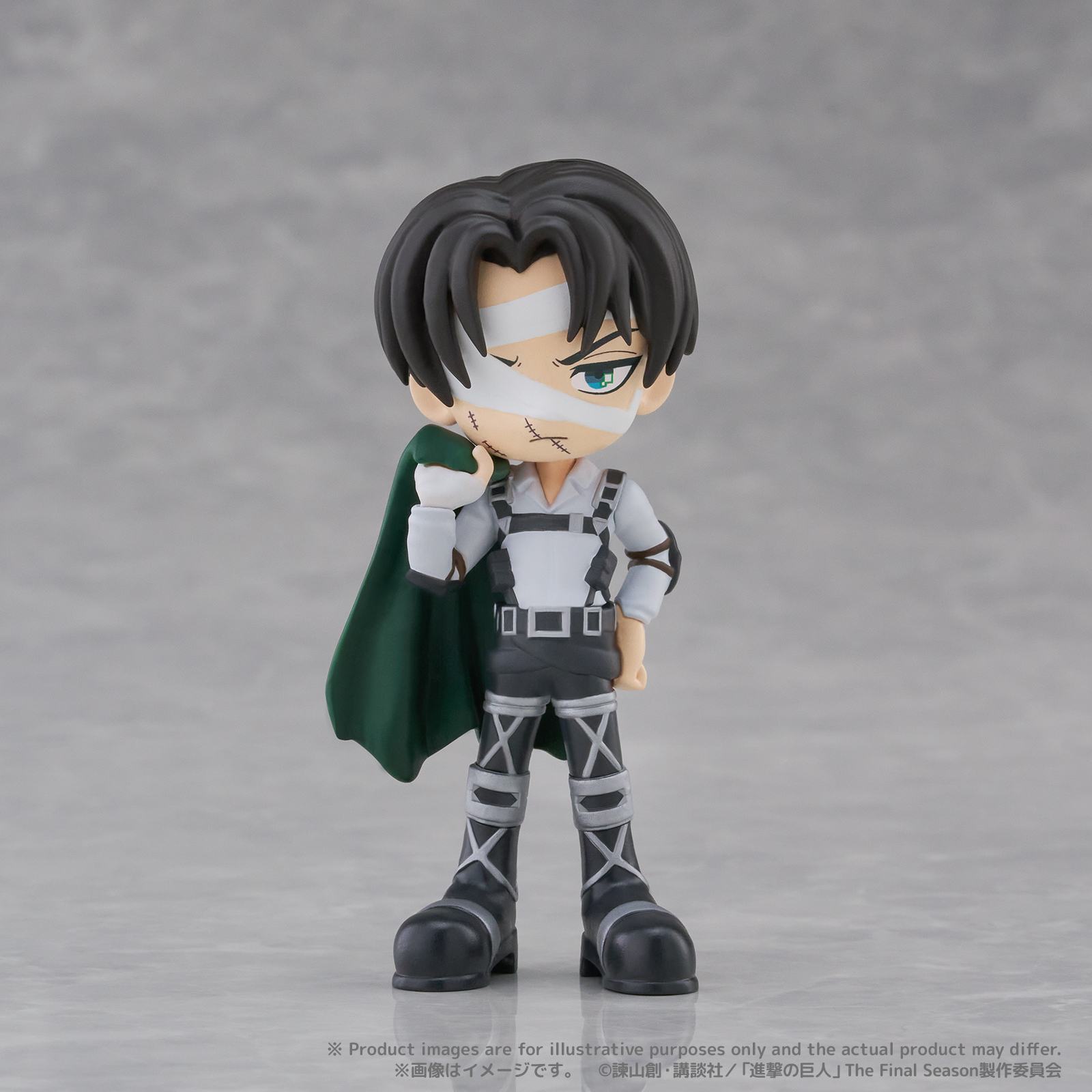PalVerse Levi Ackerman Final Season chibi figure - Approx 90mm Bushiroad Creative