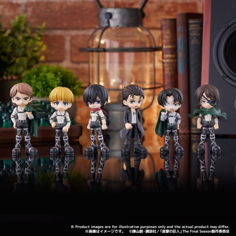 PalVerse Attack on Titan The Final Season - Full lineup chibi figure set Eren Mikasa Armin Jean Levi Hange