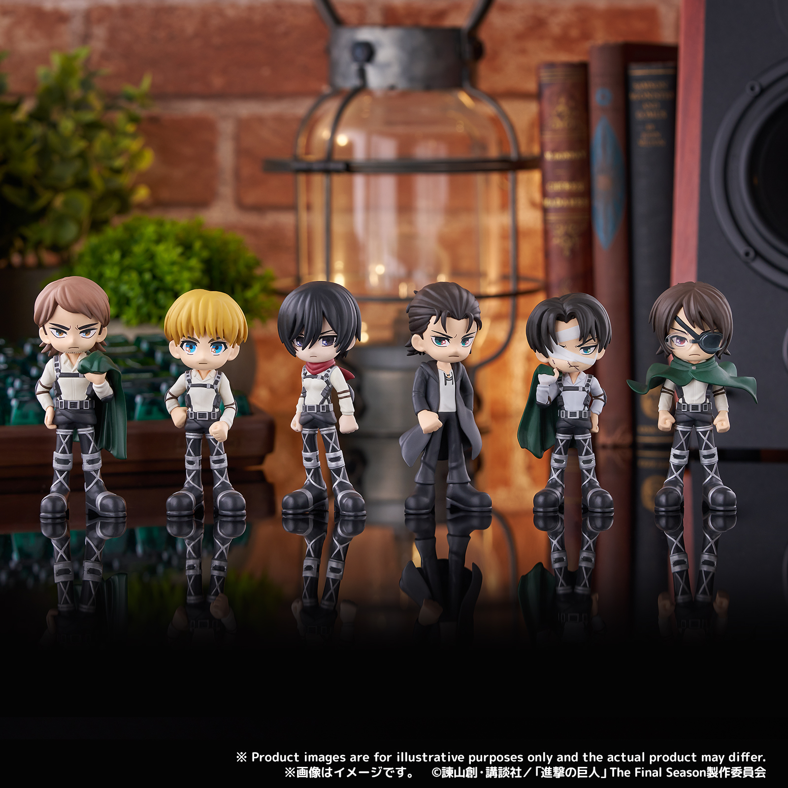 PalVerse Attack on Titan The Final Season - Full lineup chibi figure set Eren Mikasa Armin Jean Levi Hange