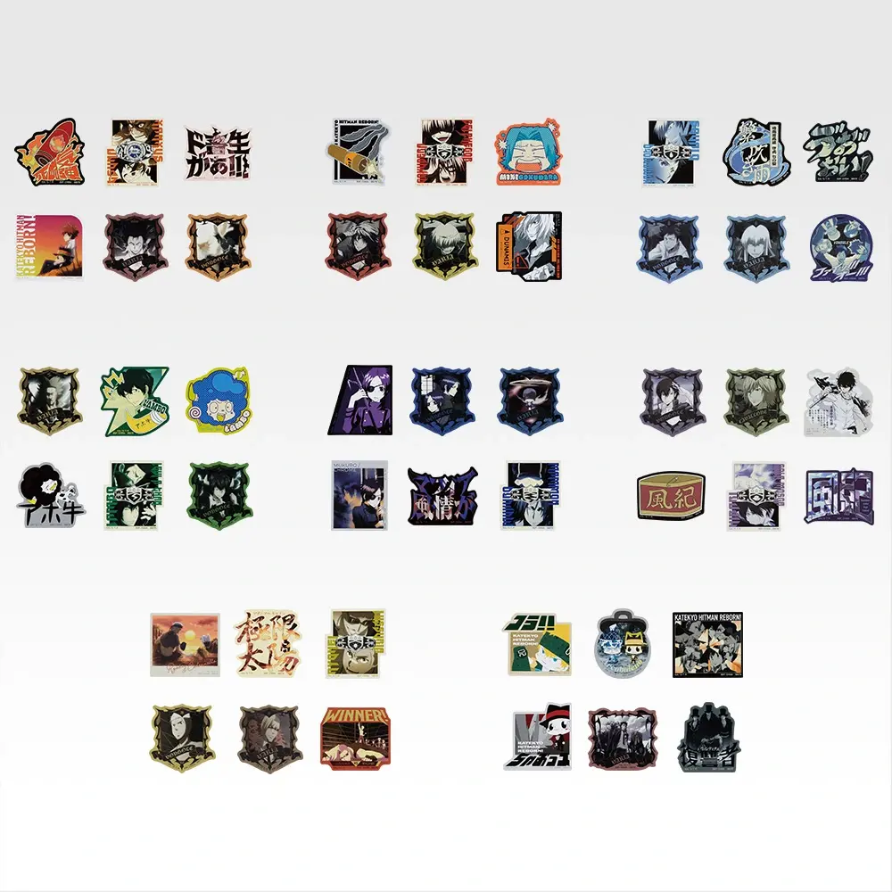 Ichiban Kuji Reborn Ring Battle - J Prize Sticker Set 8 types selectable