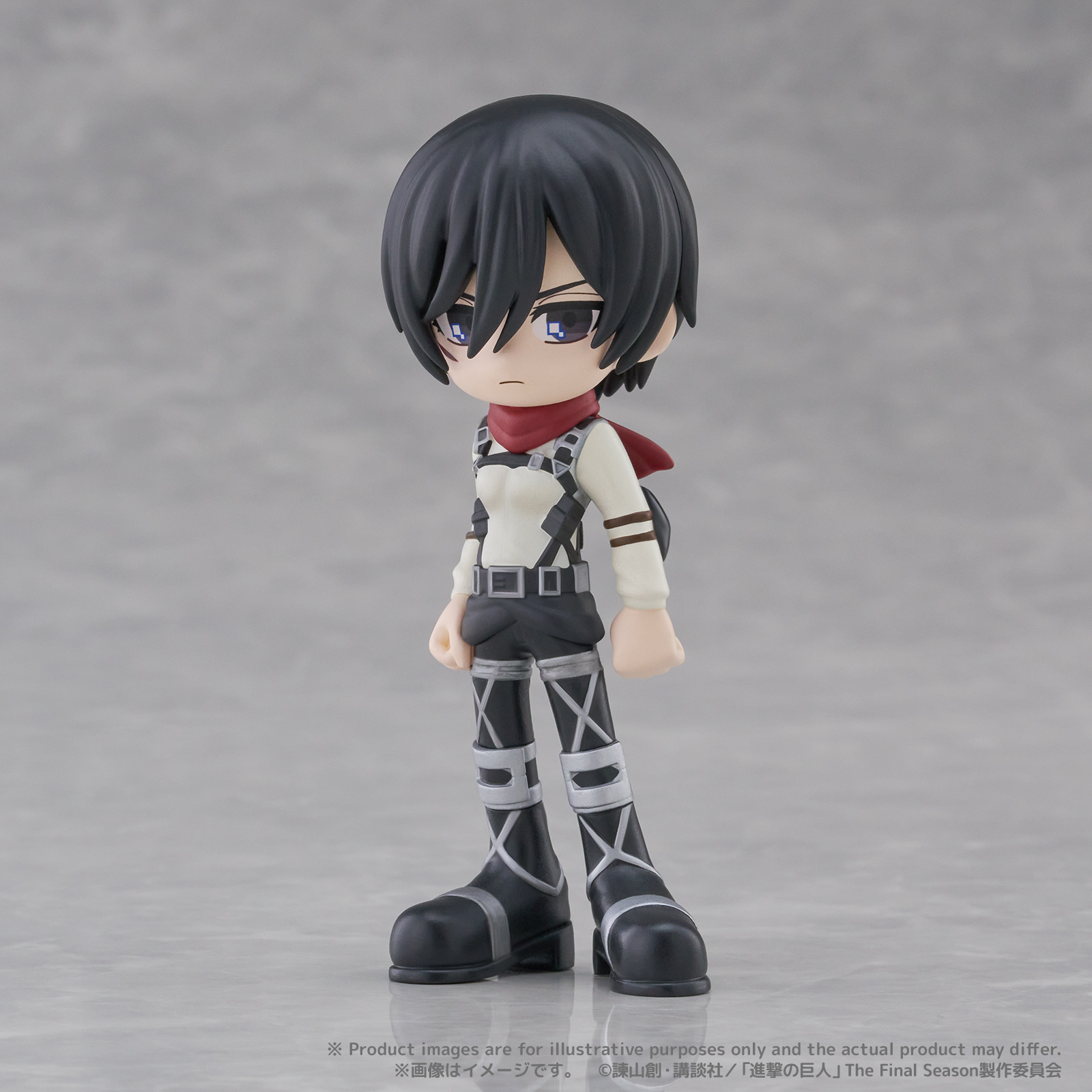 PalVerse Mikasa Ackerman Final Season chibi figure - Approx 90mm Bushiroad Creative