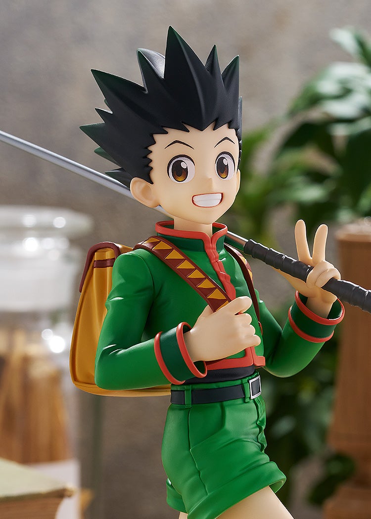 POP UP PARADE Gon Freecss L Size (Hunter x Hunter) by Good Smile Company - Front view, full body at 20cm