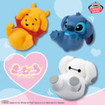 Banpresto Disney - Winnie the Pooh & Stitch & Baymax Kyumukoro Plush - Set of 3 [Pre-Order May 2026]