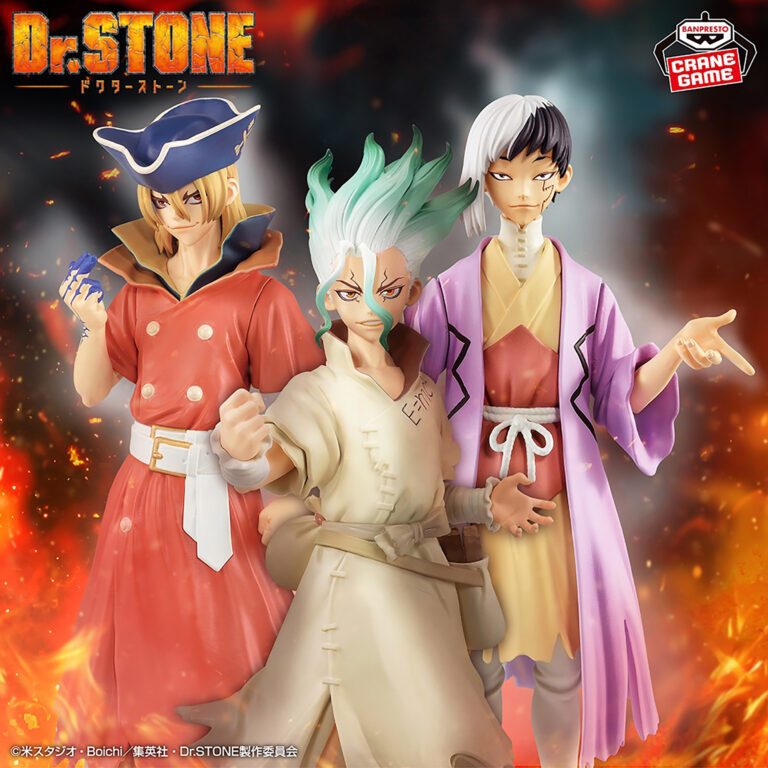Banpresto Dr.STONE - FIGURE of STONE WORLD - Sculpting's Science - Set of 3