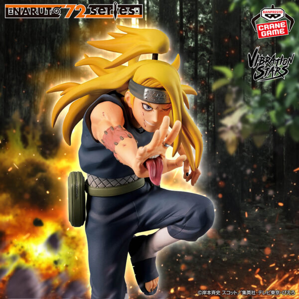 Banpresto Naruto - Deidara & Sasuke Uchiha NARUTO 72 series VIBRATION STARS Figure - Set of 2