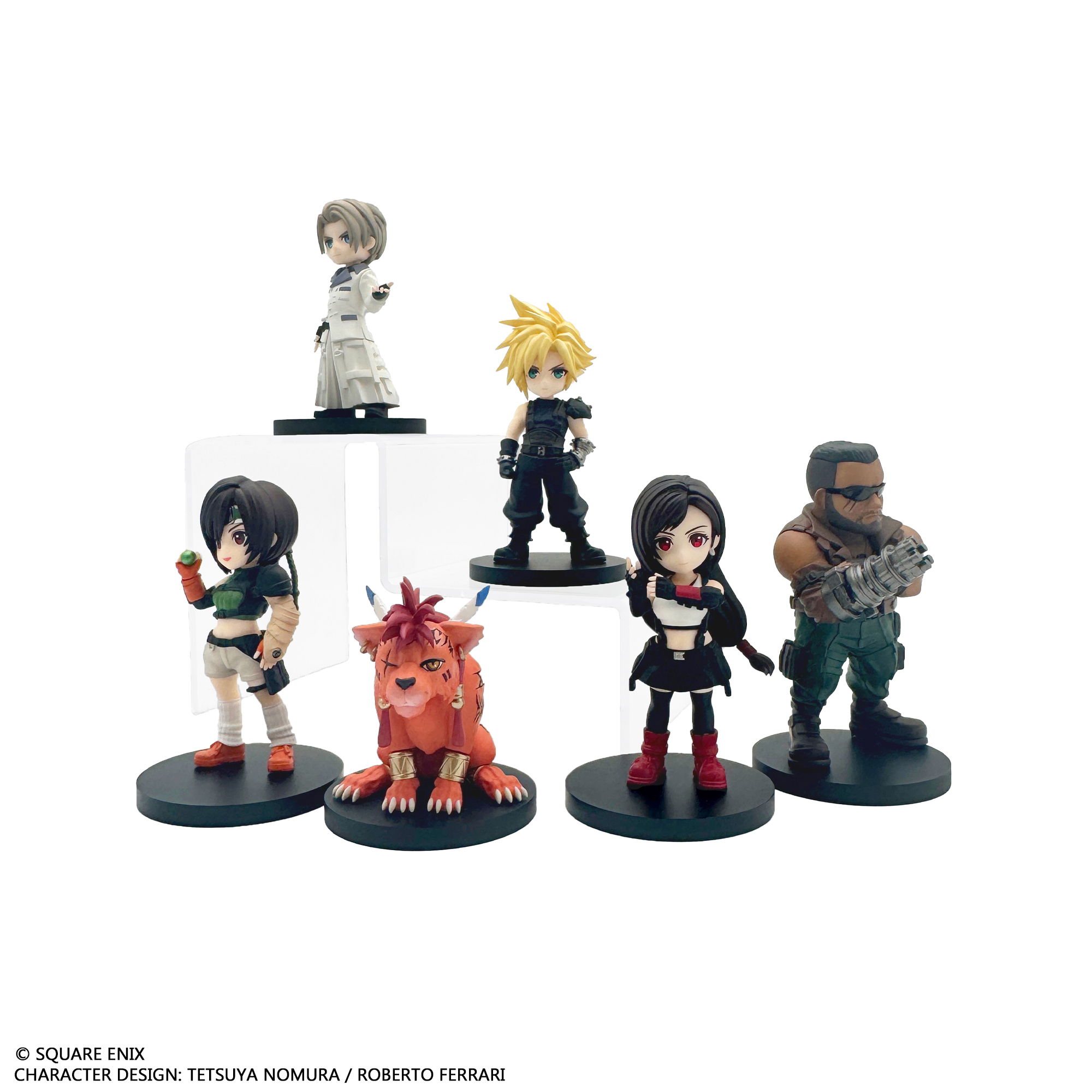 Adorable Arts Petit Final Fantasy VII Rebirth Vol.1 6-pack box - Square Enix announcement key visual