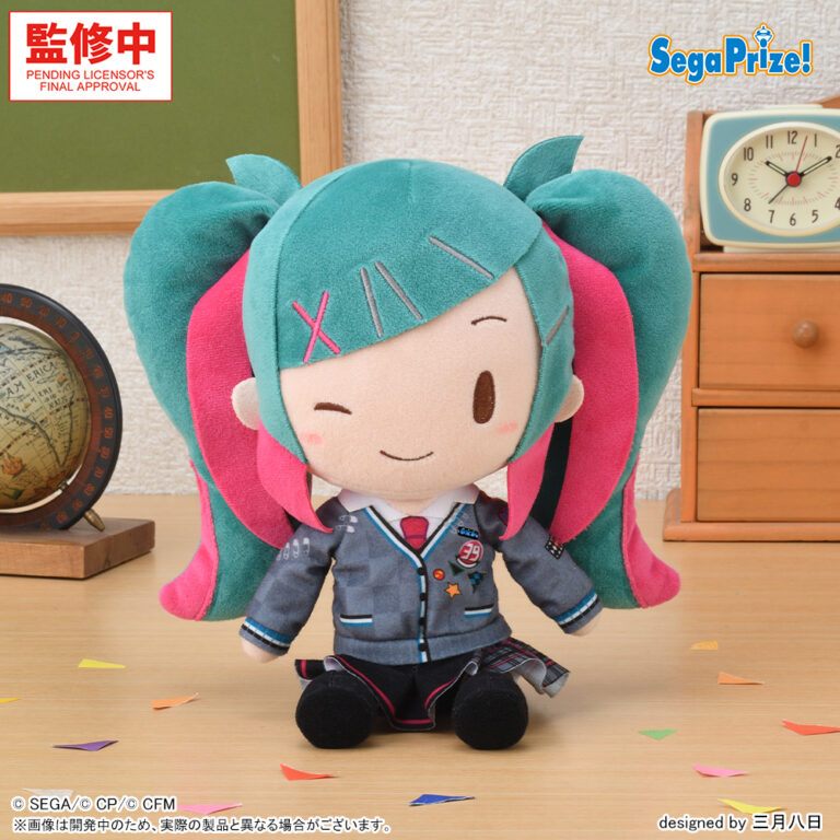 SEGA Project SEKAI Colorful Stage! feat. Hatsune Miku - Hatsune Miku (Classroom World) Fuwapuchi M Nuigurumi Plushie