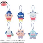 Banpresto Crayon Shin-chan, Sanrio Characters - Miniature Plush - Set of 6