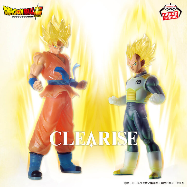 Banpresto Dragon Ball - Son Goku & Vegeta CLEARISE Figure (Super Saiyan ver.) - Set of 2