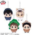 Banpresto Haikyu!! - Chibi Plushies (Animal Poncho ver.) vol.2 - Set of 4