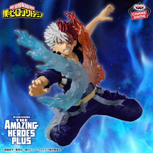 Banpresto My Hero Academia - Shoto Todoroki THE AMAZING HEROES Figure (Scarlet Crimson Fist Phosphorus State ver.)