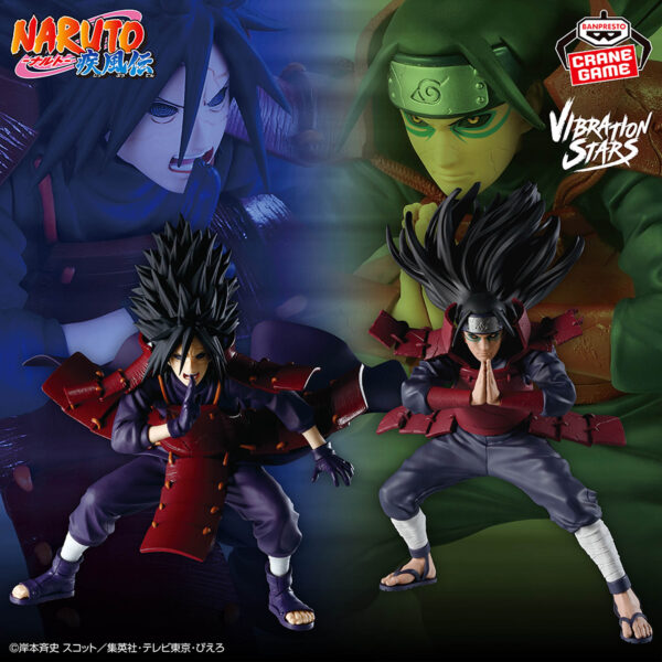 Banpresto Naruto - Senju Hashirama & Uchiha Madara VIBRATION STARS Figure - Set of 2