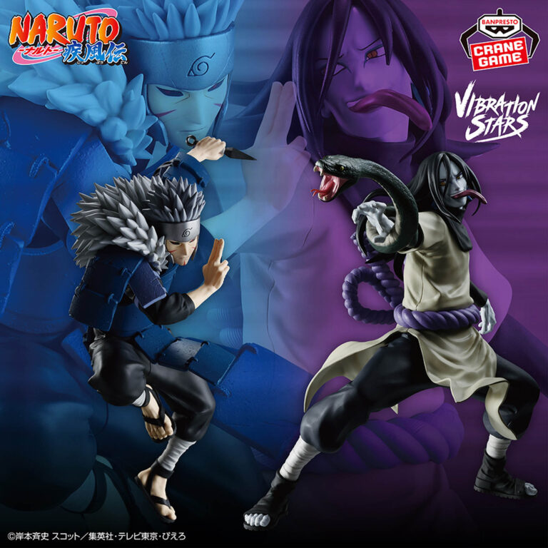 Banpresto Naruto - Senju Tobirama & Orochimaru VIBRATION STARS Figure - Set of 2