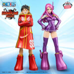 Banpresto One Piece - Monkey D. Luffy & Jewelry Bonney DXF THE GRANDLINE SERIES Figure (Metallic Color ver.) - Set of 2