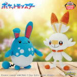 Banpresto Pokémon - Azumarill & Scorbunny Mofugutto Plush - Set of 2