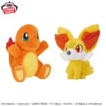 Banpresto Pokémon - Charmander & Fennekin Fluffy And Cute Re Plush - Set of 2