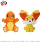 Banpresto Pokémon - Charmander & Fennekin Fluffy And Cute Re Plush - Set of 2