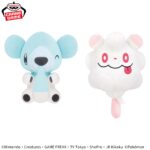 Banpresto Pokémon - Cubchoo & Peppermint Color Selection Plush (White ver.) - Set of 2
