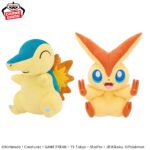 Banpresto Pokémon - Cyndaquil & Victini Mofugutto Plush (Cyndaquil ver.) - Set of 2