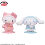 Banpresto Sanrio Characters - Hello Kitty & Cinnamoroll Fluffy Puffy Plush (Winter ver.) - Set of 2