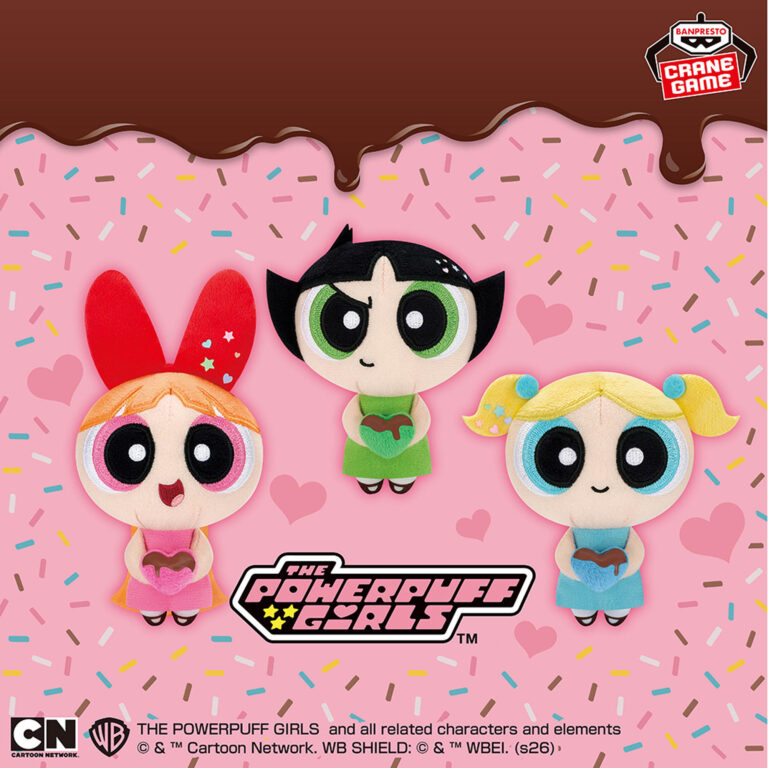 Banpresto The Powerpuff Girls - Mascot Charm Plush (Sweets Time ver.) - Set of 3