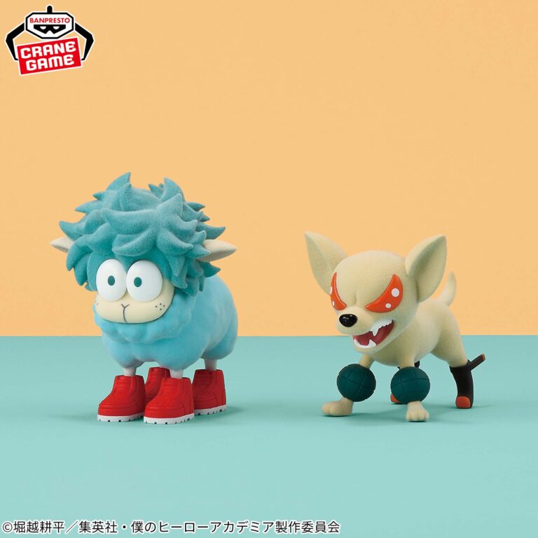 Banpresto My Hero Academia - Izuku Midoriya & Bakugo Katsuki Fluffy Puffy Figure (Dekuship & Bakudog ver.) - Set of 2