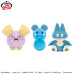 Banpresto Pokémon - Gonyo & Azurill & Munchlax Plush - Set of 3