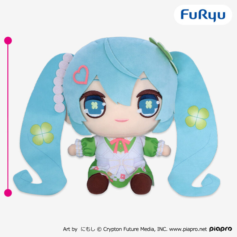Furyu Hatsune Miku - Hatsune Miku (Clover) Kyurumaru BIG Plush Plushie [Pre-Order Apr 2026]