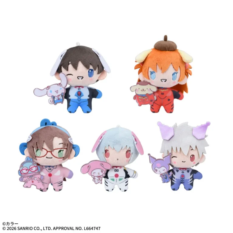 SEGA Evangelion - Sanrio Characters Mascot Plushie [Pre-Order Jun 2026]